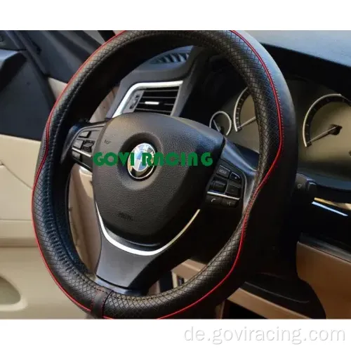 Echtes Leder Universal Car Lenkradabdeckung